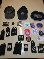 BELGIQUE - PETIT LOT POLICE, Emblème ou Badge, Gendarmerie, Enlèvement ou Envoi