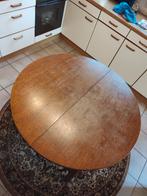 Ronde eettafel massief hout, Ophalen, Gebruikt, Rond, Eikenhout