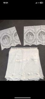 Très jolie Brise vue en dentelle : Très bon état, Maison & Meubles, Enlèvement ou Envoi, Comme neuf, Blanc, Autres types