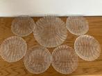Servies voor salade en/of dessert (6 personen), Ophalen of Verzenden, Zo goed als nieuw, Glas, Bord(en)