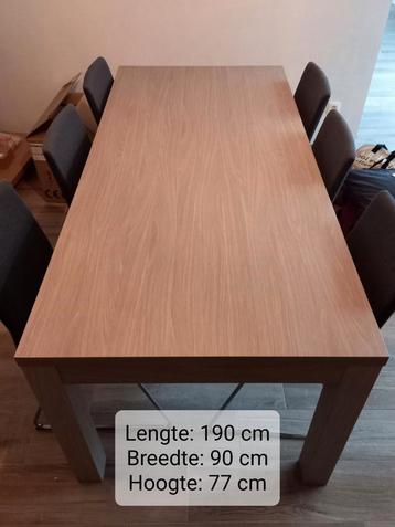 Eettafel 190x90 cm beschikbaar voor biedingen