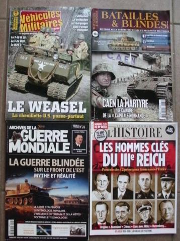 livres guerre et véhicules militaires  beschikbaar voor biedingen