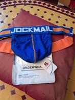 Prachtige jockstrap voor heren, sexy blauw en oranje, maat L, Ophalen of Verzenden, Blauw