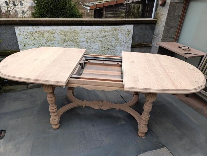 meuble en chêne aérogommer, Maison & Meubles, Tables | Tables à manger, Chêne, Enlèvement ou Envoi