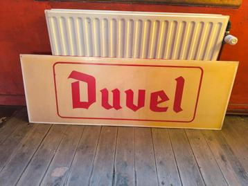 Duvel reclamepaneel 140x50 cm beschikbaar voor biedingen