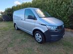 VW Transporter T6.1 150PK DSG Automaat 3-zit zeer nette bus, Auto's, Automaat, Stof, Volkswagen, Zwart