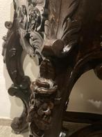 Prachtige oude sidetable barok helemaal uitgewerkt hout, Ophalen