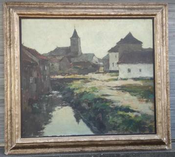 Huile sur panneau signe Albert mascaux  beschikbaar voor biedingen