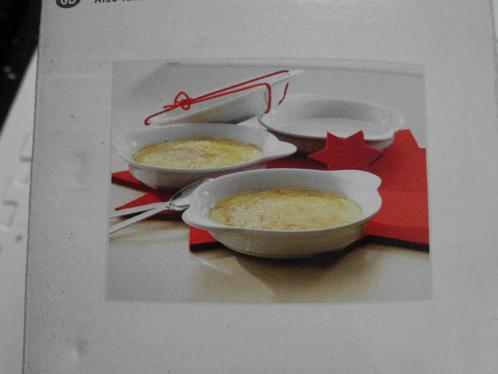 4x Creme brulee schaaltjes pudding bordjes enz..., Maison & Meubles, Cuisine | Vaisselle, Enlèvement ou Envoi