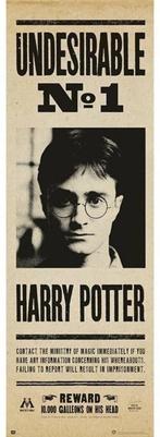 Affiche indésirable Harry Potter n 1 53x158cm, Enlèvement ou Envoi, Neuf, Livre, Poster ou Affiche