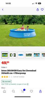 Intex zwembad 1week oud te groot, Tuin en Terras, Zwembaden, Ophalen, Zo goed als nieuw