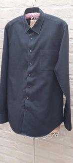 Hemd maat 41/42 formen, Kleding | Heren, Overhemden, Ophalen of Verzenden, Zo goed als nieuw, Zwart, Formen