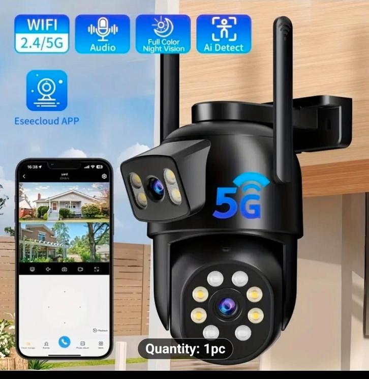 Buiten camera, Audio, Tv en Foto, Videobewaking, Nieuw, Ophalen