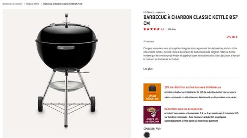 bbq weber, Tuin en Terras, Houtskoolbarbecues, Gebruikt, Ophalen
