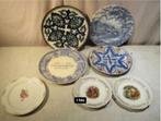 7 belles assiettes décoratives anciennes en porcelaine et cé, Antiquités & Art, Enlèvement ou Envoi