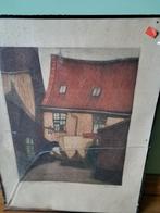 Gravure beguinage Courtrai, Antiquités & Art, Enlèvement