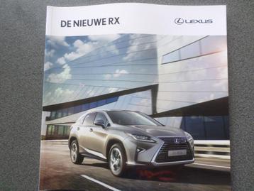 Lexus RX200t & RX 450h NL 01-2016 brochure beschikbaar voor biedingen