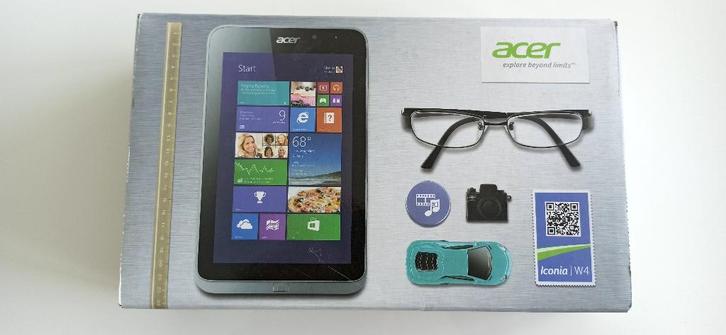 tablet Acer Iconia W4-820 (windows & office incl) (nieuw), Computers en Software, Windows Tablets, Nieuw, Wi-Fi, 8 inch, 32 GB