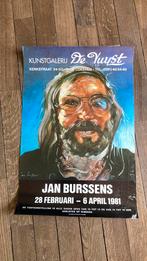 Zeldzame affiche tentoonstelling Jan Burssens, Antiek en Kunst, Ophalen