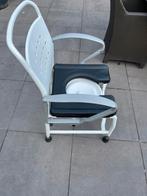 Douche stoel mat verzachte zitting met wc pot, Diversen, Ophalen of Verzenden, Zo goed als nieuw