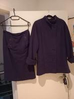 Paars winterkostuumjas en rok maat 40, perfecte staat.Paul P, Kleding | Dames, Jasjes, Kostuums en Pakken, Ophalen of Verzenden