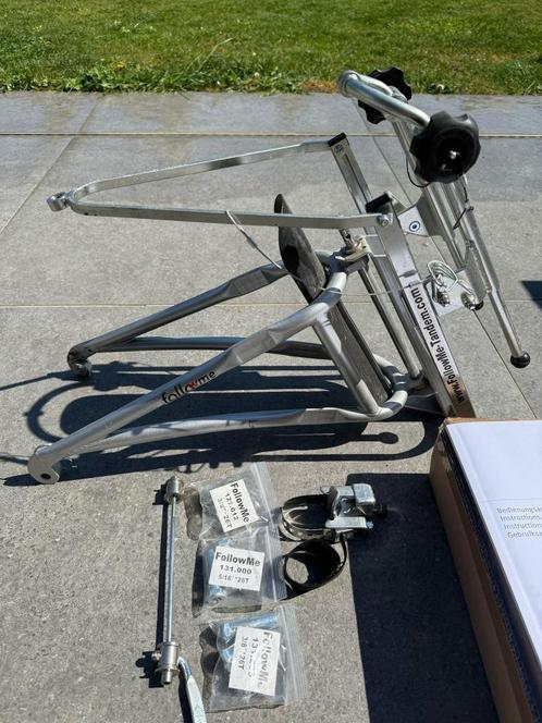 FollowMe ouder-kind-tandem, Fietsen en Brommers, Fietsaccessoires | Aanhangwagens en Karren, Zo goed als nieuw, Aanhangfiets, Ophalen
