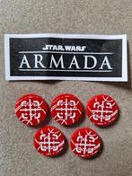Star Wars Armada 5 jetons d'Objectif Acrylic Objective FFG, Comme neuf, Enlèvement ou Envoi, FFG