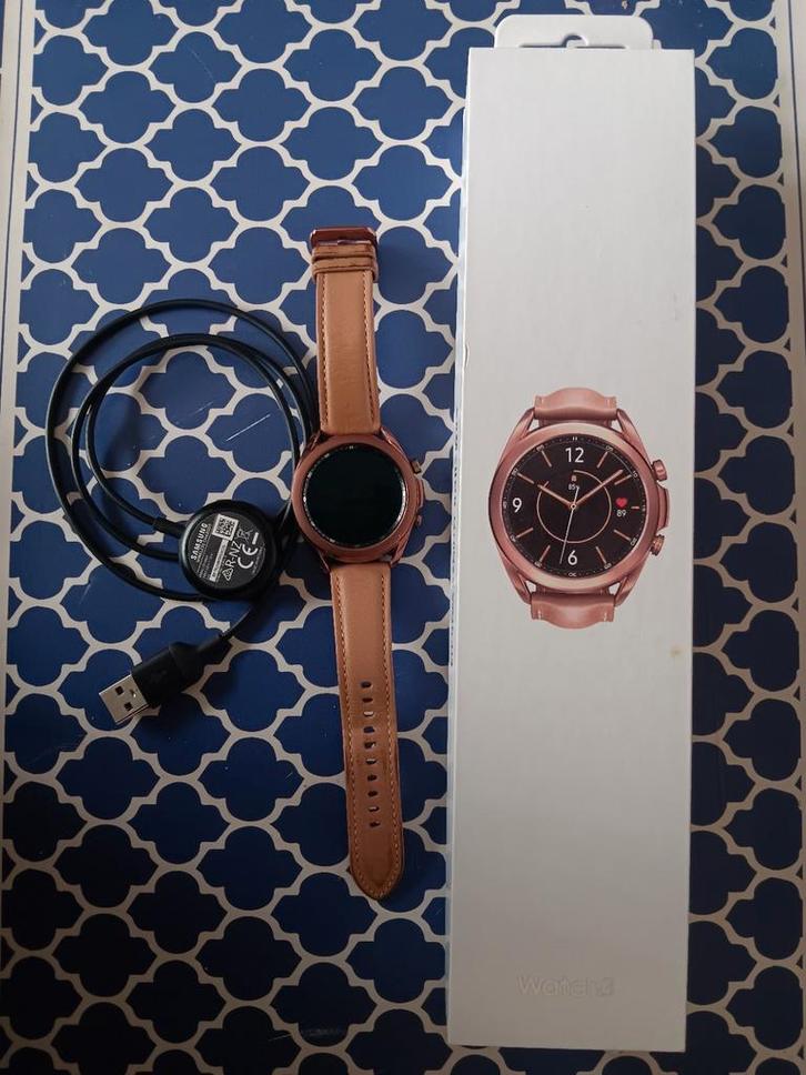Samsung Galaxy Watch 3, Handtassen en Accessoires, Smartwatches, Zo goed als nieuw, Android, Zilver, Ophalen