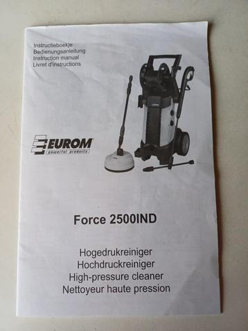 Hogedrukreiniger Eurom Force 2500IND beschikbaar voor biedingen