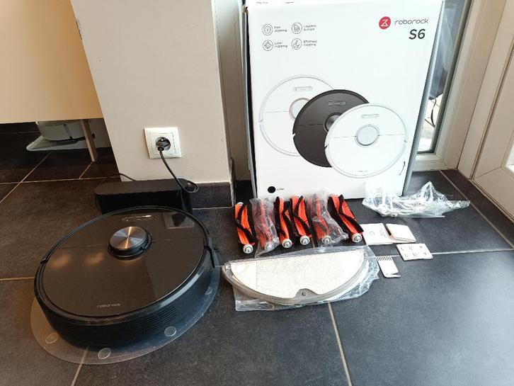 Aspirateur Roborock S6 + accessoires, Elektronische apparatuur, Stofzuigers, Gebruikt, Stofzuiger, Minder dan 1200 watt, Reservoir