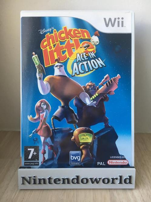 Chicken Little - Ace In Action (Wii), Games en Spelcomputers, Games | Nintendo Wii, Zo goed als nieuw, Vechten, Ophalen