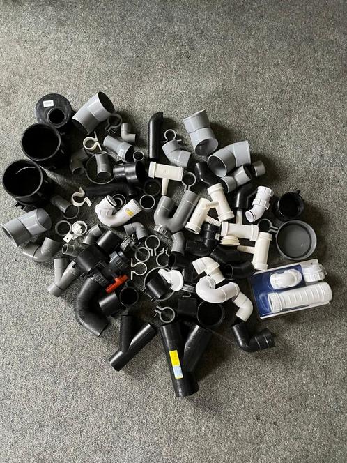PVC Onderdelen Riolering 90st (verschillende typen en maten), Doe-het-zelf en Bouw, Buizen en Afvoer, Nieuw, Overige typen, PVC