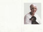 Netty Jansens de Jongh met hond 1913-2000, Collections, Images pieuses & Faire-part, Enlèvement ou Envoi