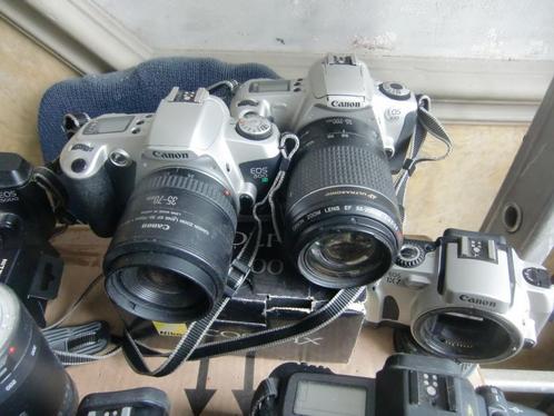 lot Canon eos AF, Audio, Tv en Foto, Fotocamera's Analoog, Gebruikt, Spiegelreflex, Canon, Ophalen of Verzenden