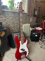 guitare basse Lakland Skyline 44-64 Candy Apple Red, Comme neuf, Autres marques, Solid body, Enlèvement
