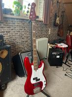 guitare basse Lakland Skyline 44-64 Candy Apple Red, Comme neuf, Autres marques, Solid body, Enlèvement