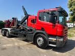 Scania P380 6x4 HOOKLIFT HIAB 25T - 6100mm - A/C - CAMERA -, Auto's, Automaat, Achterwielaandrijving, Bedrijf, Diesel