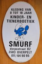 De Smurfen sticker Kinderboetiek Overpelt Peyo, Verzamelen, Ophalen of Verzenden, Smurfen, Zo goed als nieuw, Plaatje, Poster of Sticker