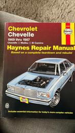 Chevelle 1969-87 Manuel de réparation - Manuel de service, Enlèvement ou Envoi