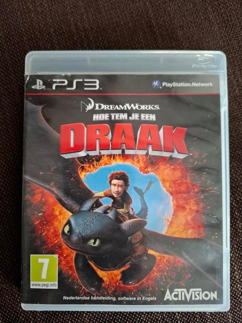 PS3 Hoe tem je een draak (compleet), Games en Spelcomputers, Games | Sony PlayStation 3, Zo goed als nieuw, Ophalen of Verzenden