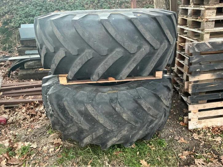 Michelin met velg deutz Band, wiel en velg (2x), Zakelijke goederen, Landbouw | Onderdelen | Banden, Velgen en Assen