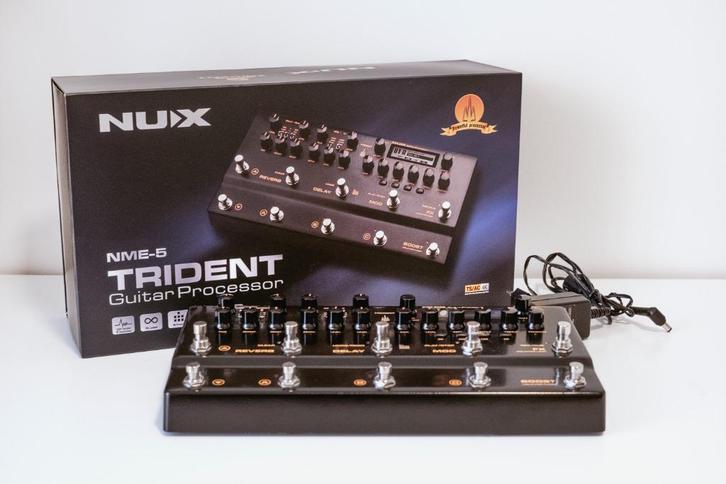 NUX Trident Amp Modeler/gitaareffecten + digitale versterker, Muziek en Instrumenten, Snaarinstrumenten | Gitaren | Elektrisch