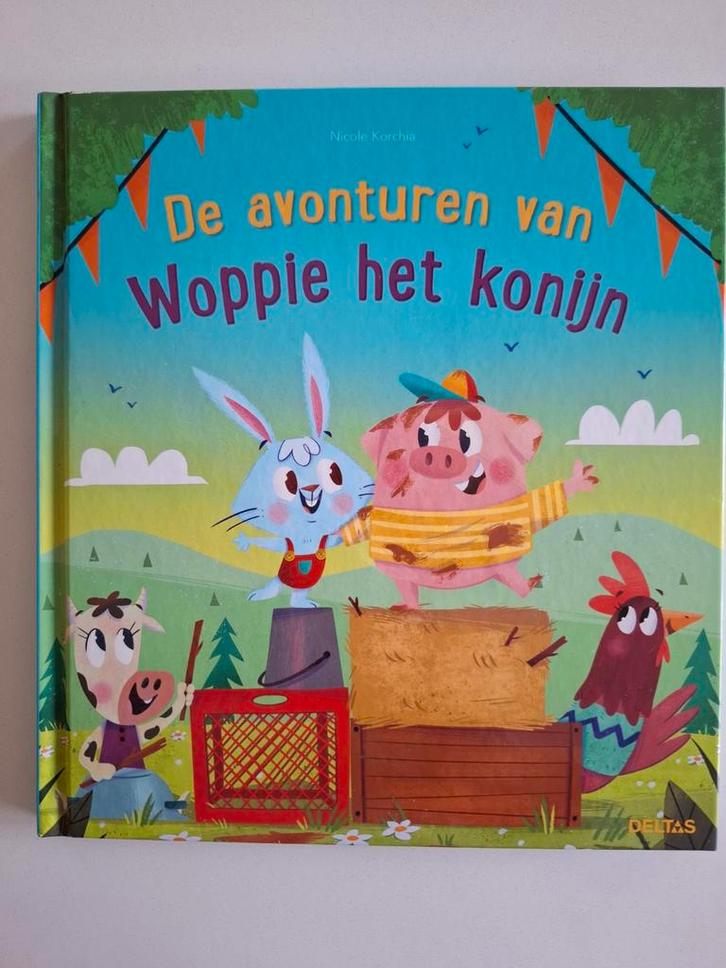 Nicole Korchia - De avonturen van Woppie het konijn, Boeken, Kinderboeken | Jeugd | onder 10 jaar, Ophalen of Verzenden
