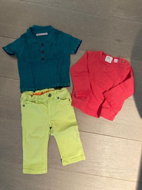 Set Babykleren Broek+Polo+Trui (maat 68 / 6 maand), Enfants & Bébés, Vêtements de bébé | Taille 68, Comme neuf, Garçon, Ensemble