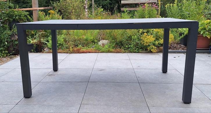 Aluminium tuintafel 100 x 160 cm, Tuin en Terras, Tuintafels, Gebruikt, Rechthoekig, Aluminium, Ophalen