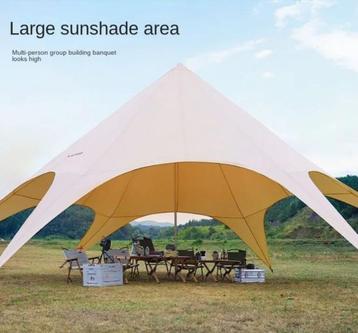 Lenteaanbieding! Caravanshelter 14x14m Stertent 2024 Creme, Enlèvement ou Envoi, Neuf