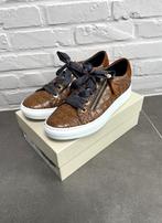 Cognac sneakers met patroon van DL Sport (40), Kleding | Dames, Schoenen, Bruin, Ophalen of Verzenden, Zo goed als nieuw, Sneakers
