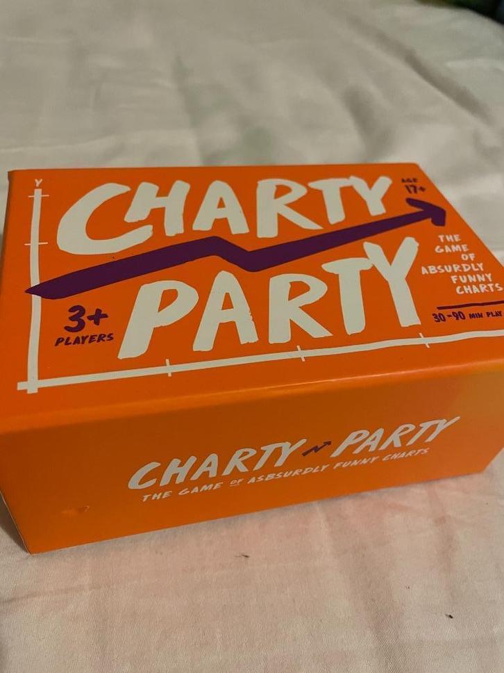 Charty Party, Hobby en Vrije tijd, Gezelschapsspellen | Bordspellen, Zo goed als nieuw, Ophalen