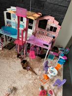 Barbiehuis met spullen, Ophalen, Gebruikt, Poppenhuis