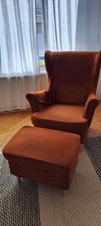 Ikea Stradmond + repose-pieds + Housse BEMZ, Ophalen, Zo goed als nieuw